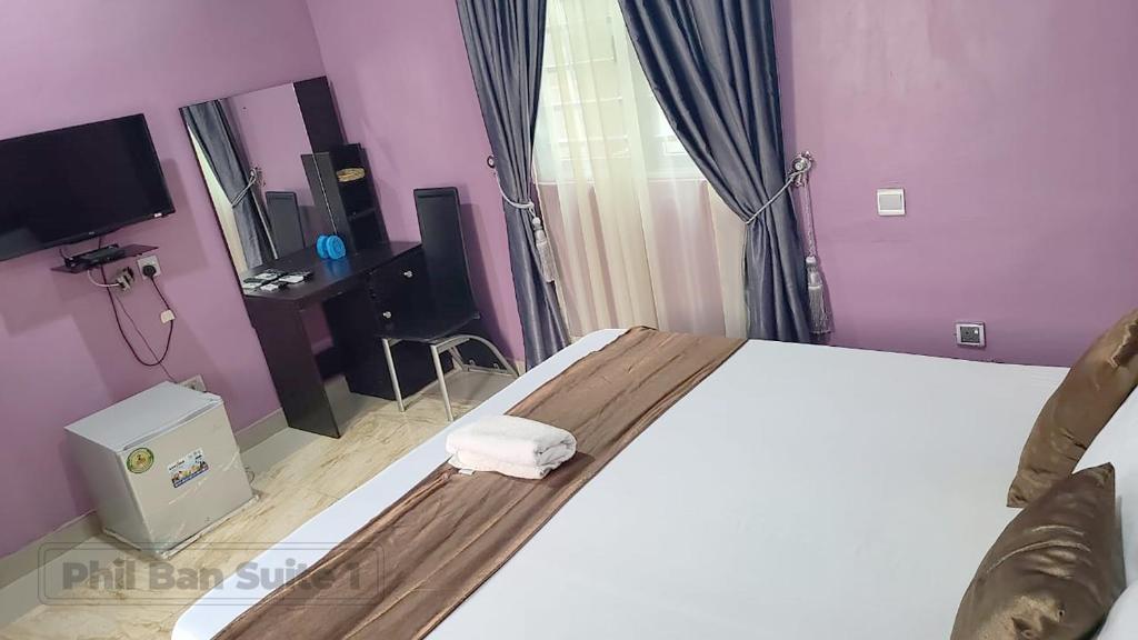 TV a/nebo společenská místnost v ubytování Ban Guest House