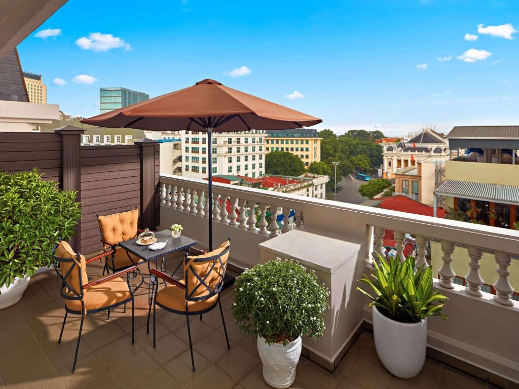 Balkón nebo terasa v ubytování Hotel de l'Opera Hanoi - MGallery