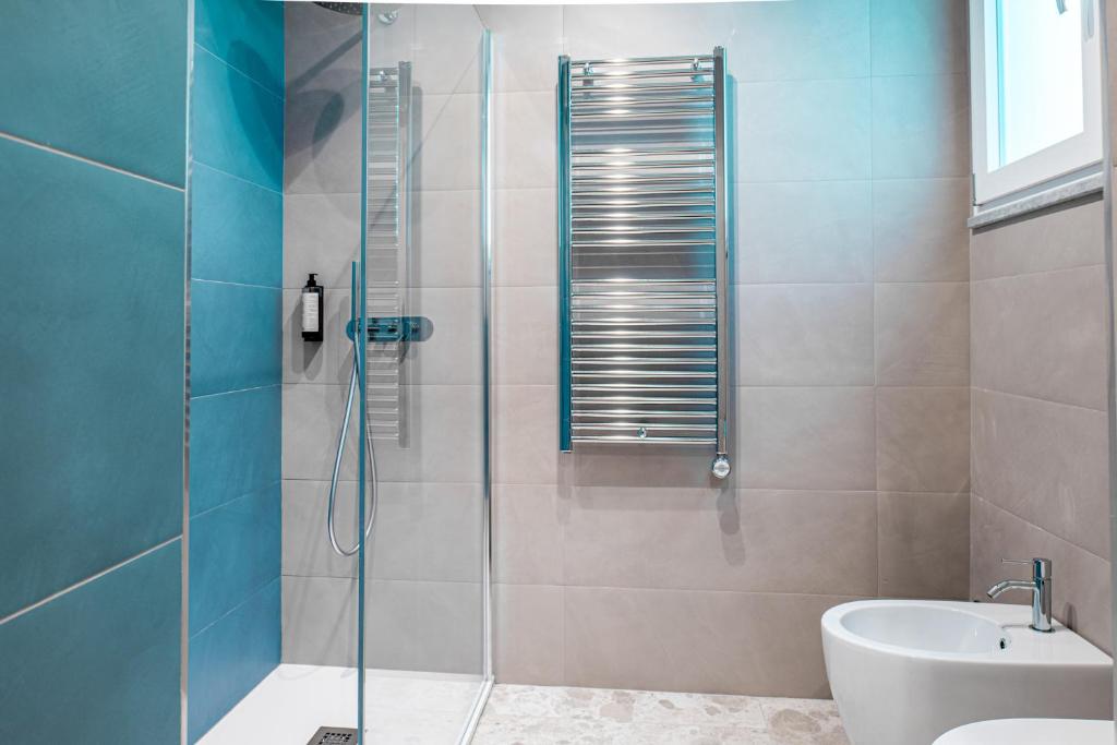Koupelna v ubytování Hotel Vittoria