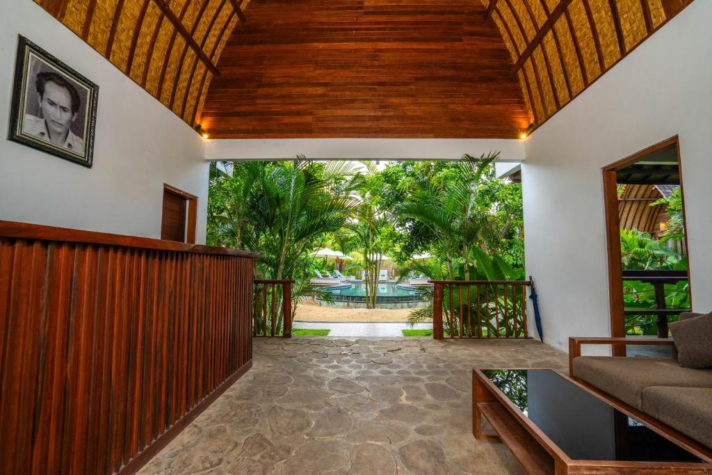 Zahrada ubytování Lumbung Bukit Resort Uluwatu