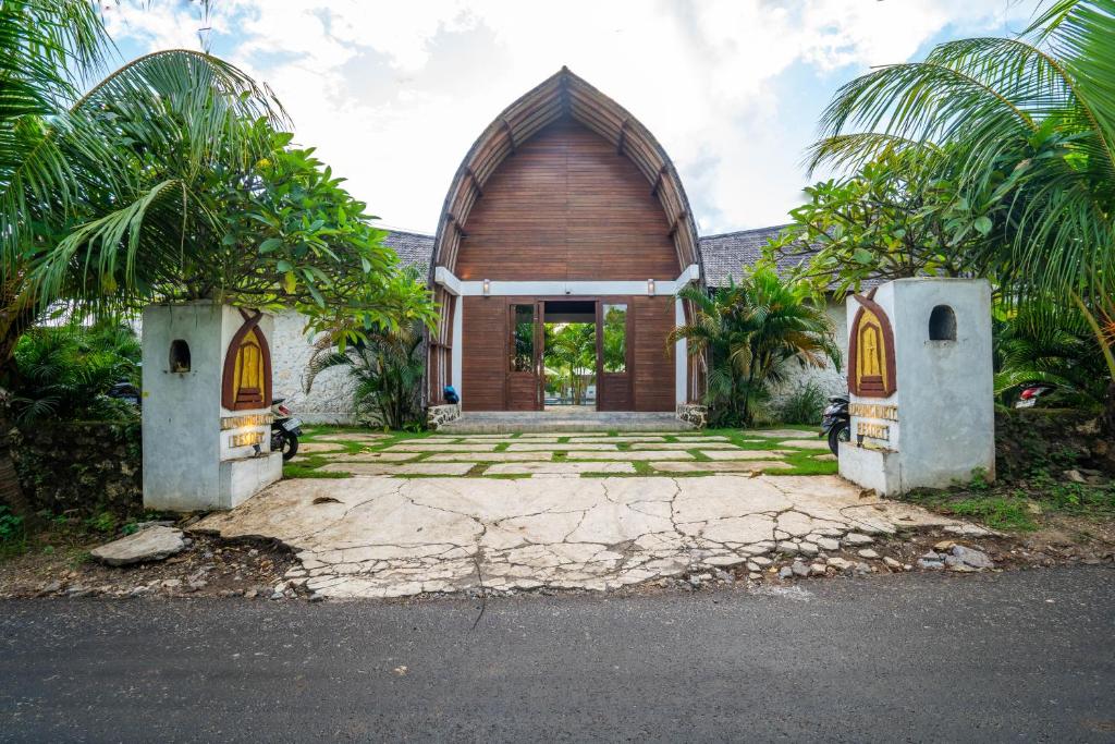 Zahrada ubytování Lumbung Bukit Resort Uluwatu