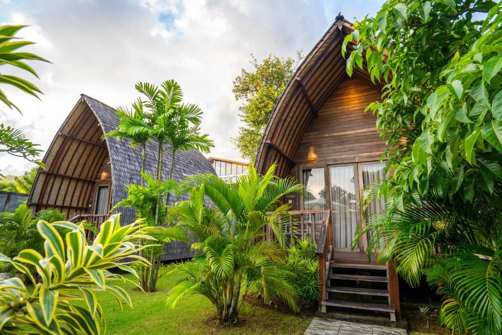 Zahrada ubytování Lumbung Bukit Resort Uluwatu