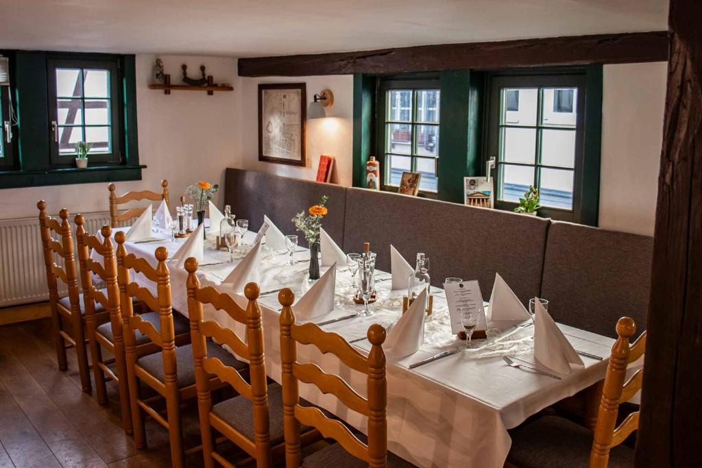 Restaurace v ubytování Pension Goldener Zwinger