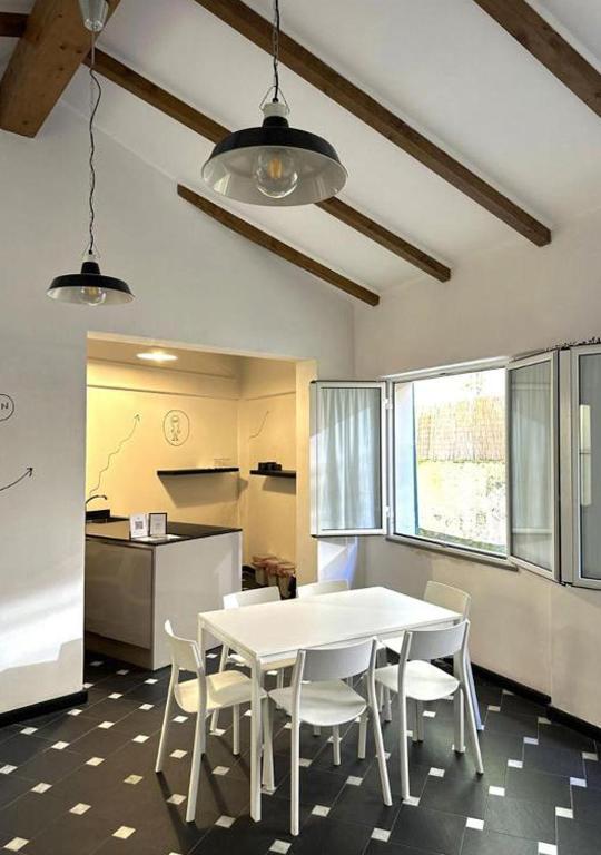 Kuchyň nebo kuchyňský kout v ubytování Boutique Hotel Novecento
