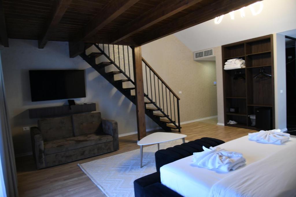 Posezení v ubytování Hotel Valbor