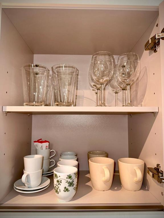 New Studio with Sunny Terrace & Air Condition - Resim 38