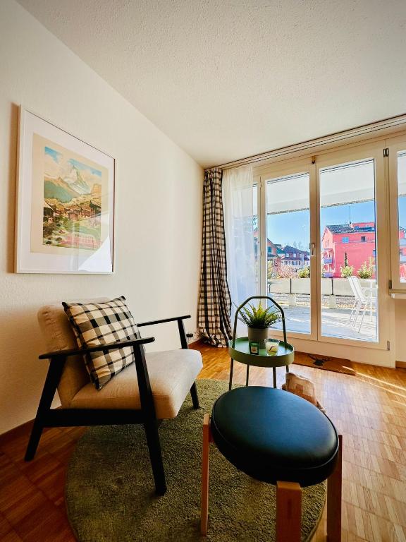 New Studio with Sunny Terrace & Air Condition - Resim 10