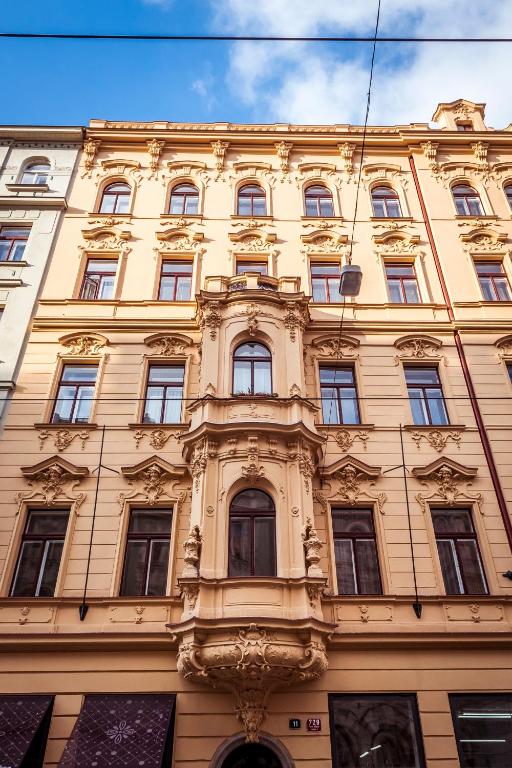 Budynek, w którym mieści się apartament