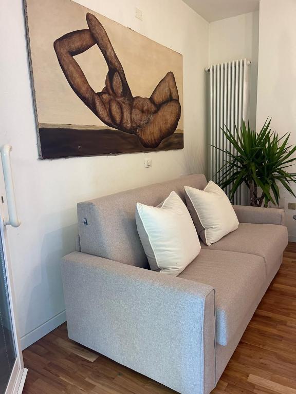 Część wypoczynkowa w obiekcie Casa con giardino