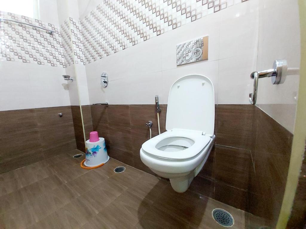 Koupelna v ubytování Hotel KSR Grand
