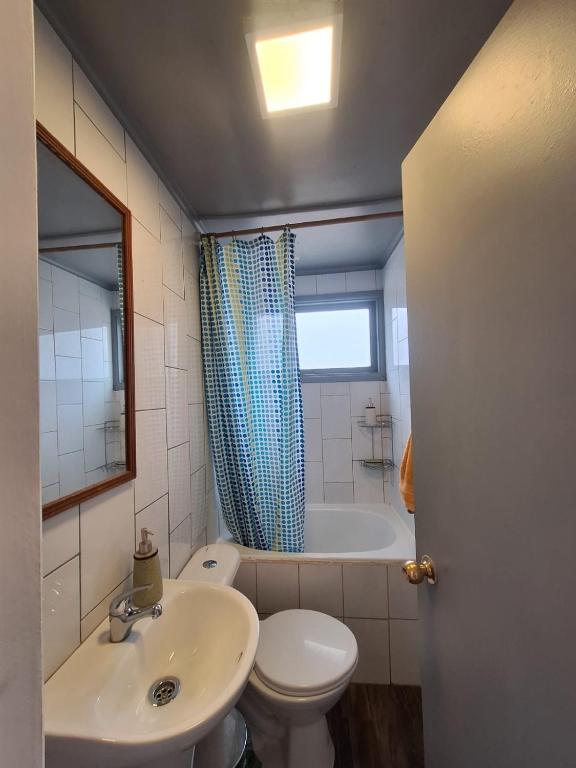 Koupelna v ubytování Hostel Kuntur