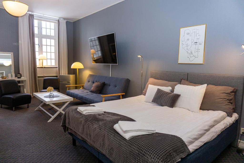 Posezení v ubytování Furunäset Hotell & Konferens