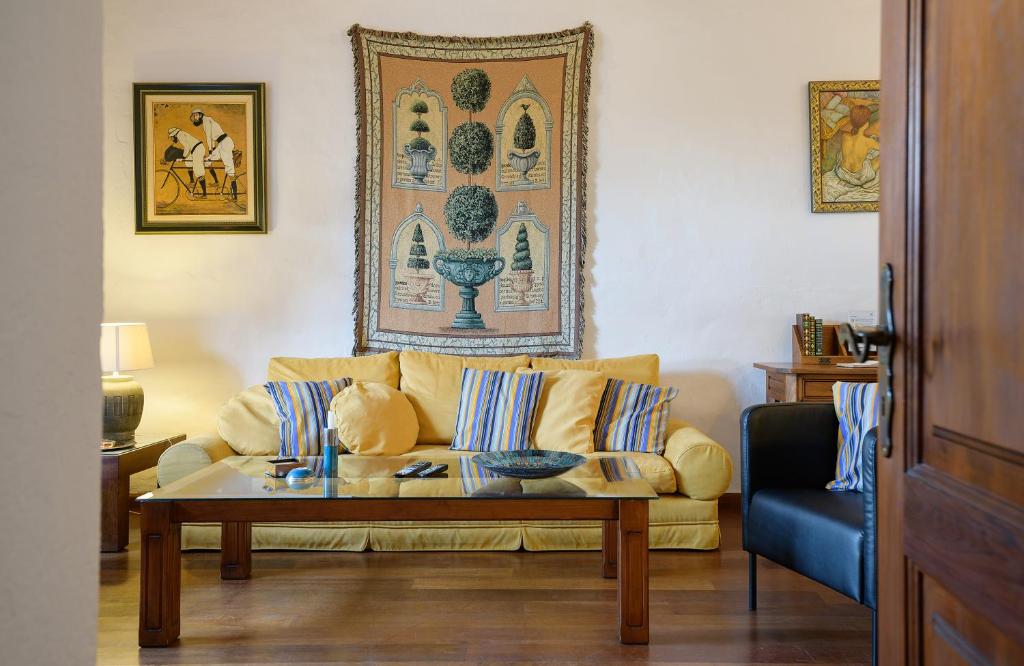 Posezení v ubytování Casa Rural Finca Isabel