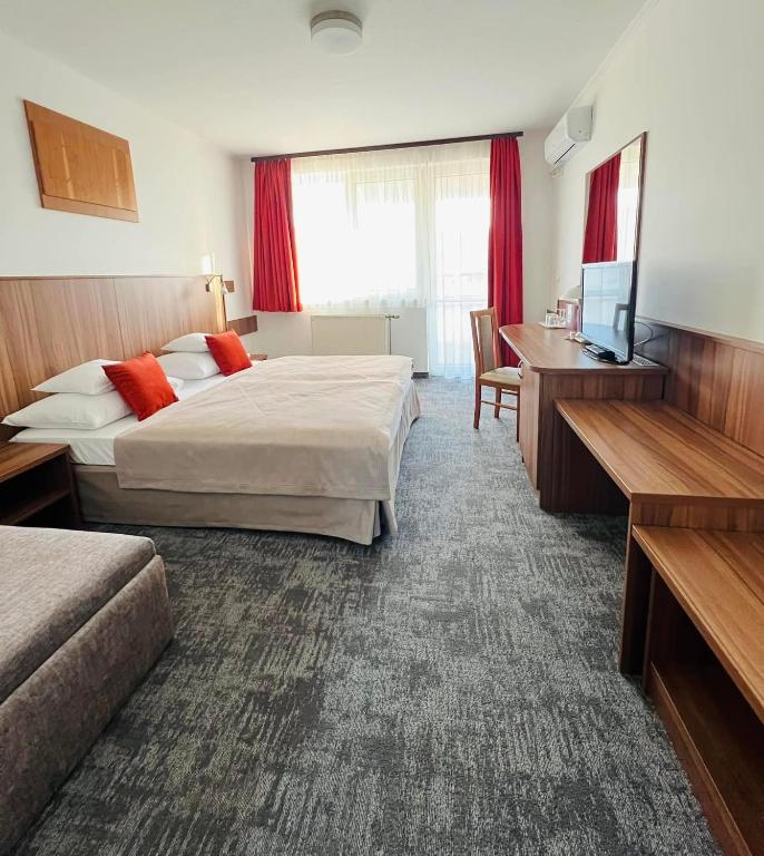 Postel nebo postele na pokoji v ubytování Art Hotel superior