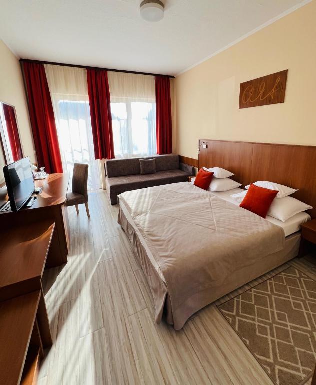 Postel nebo postele na pokoji v ubytování Art Hotel superior