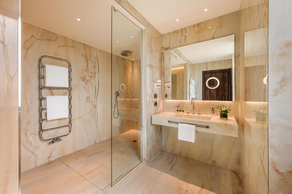 Koupelna v ubytování Hotel Dei Cavalieri Milano Duomo