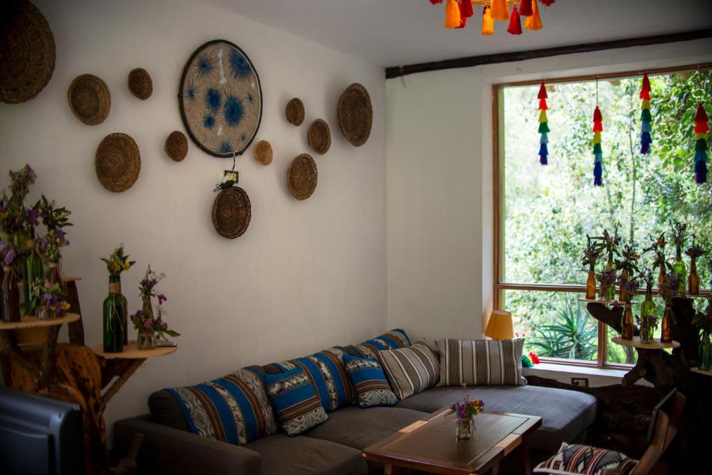 Posezení v ubytování Casita Huaran