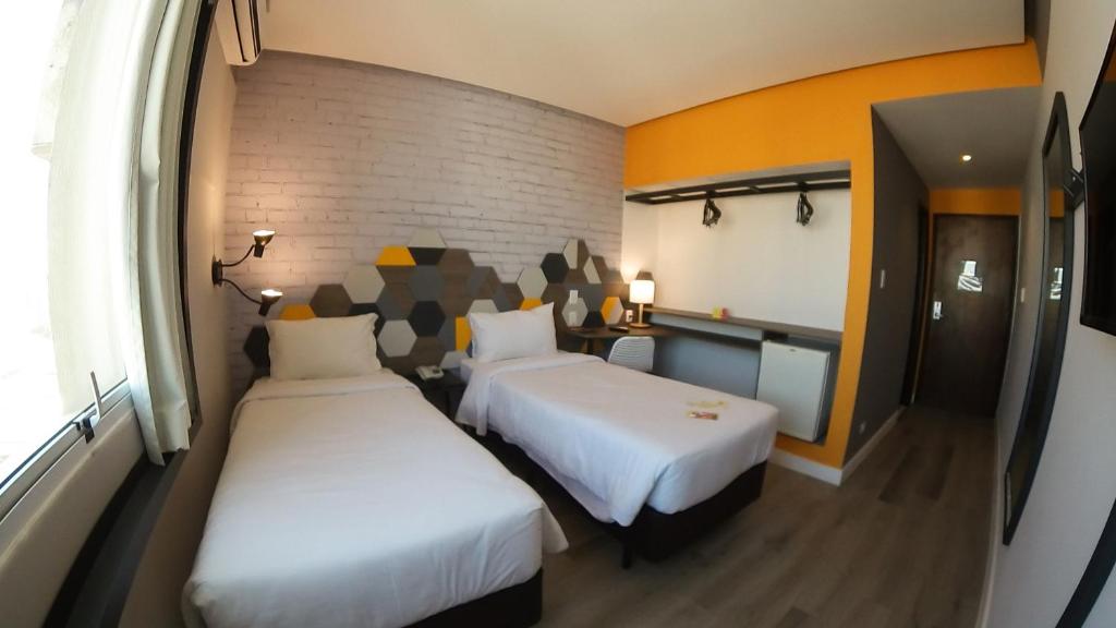B&B HOTEL Uberlândia - Standaard Tweepersoonskamer Met 2 Aparte Bedden