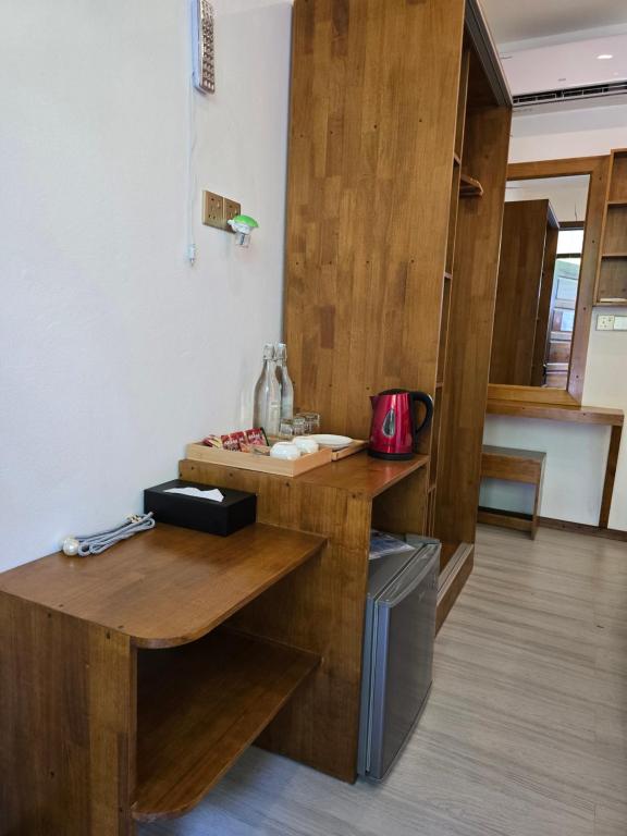 Kuchyň nebo kuchyňský kout v ubytování Dhonfalhu Dhigurah