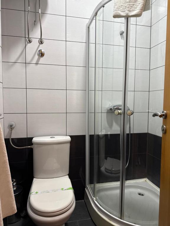 Koupelna v ubytování Deluxe Nortel Hotel