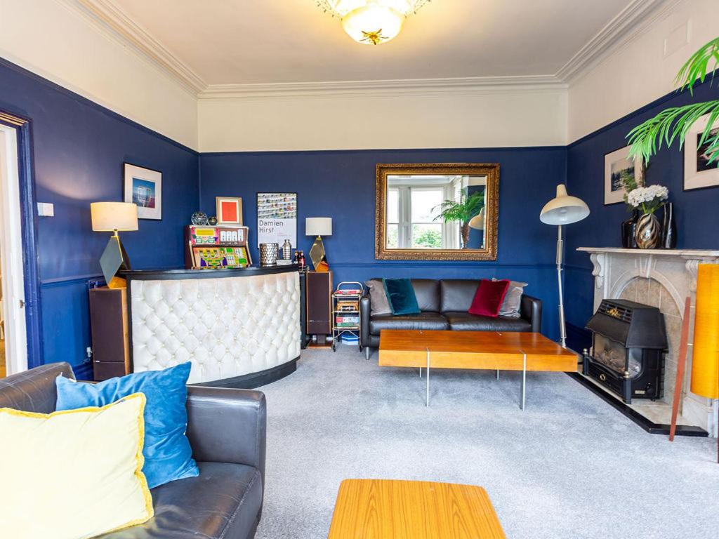 אזור ישיבה ב-Norbury House Stylish Accommodation