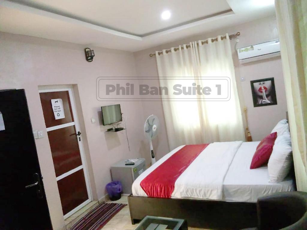 Postel nebo postele na pokoji v ubytování Ban Guest House