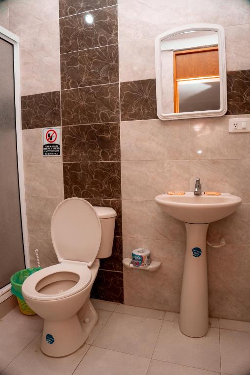 Koupelna v ubytování Apartamento Miss Brigida