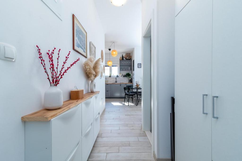 Kuchyňa alebo kuchynka v ubytovaní Apartman Špiro