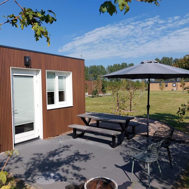 Zahrada ubytování De Fazant - Tiny House in de Zeeuwse Natuur