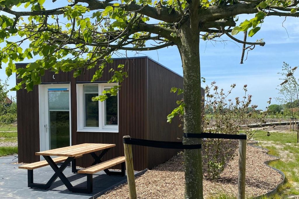 Zahrada ubytování De Fazant - Tiny House in de Zeeuwse Natuur