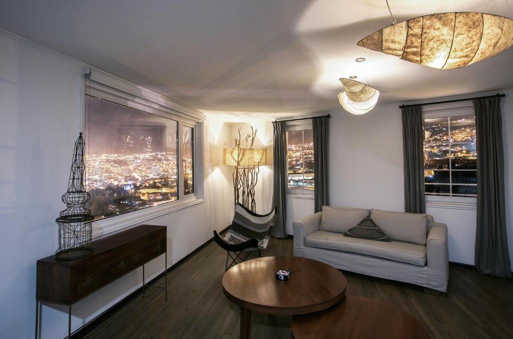 Posezení v ubytování Casa Galos Hotel & Lofts