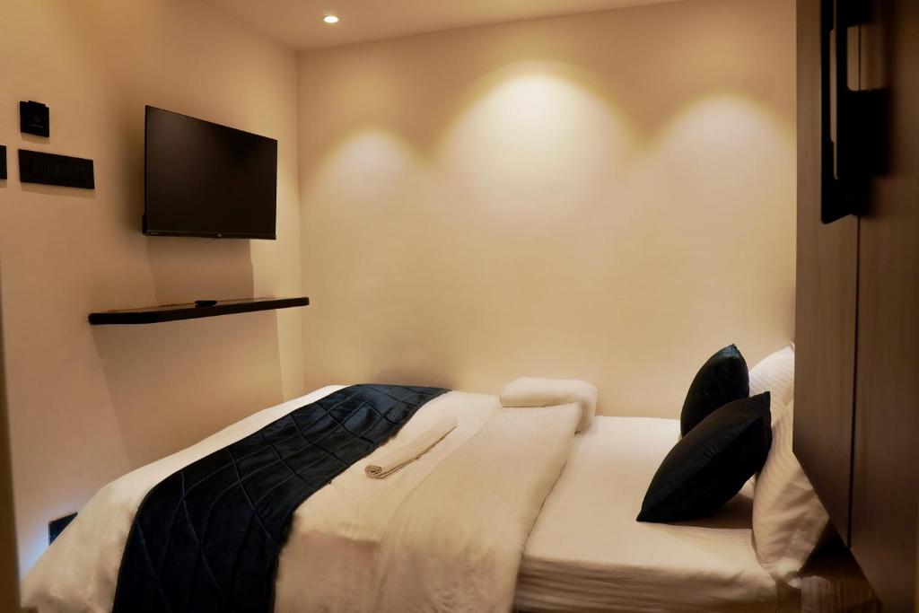 Postel nebo postele na pokoji v ubytování Hotel Ichamati