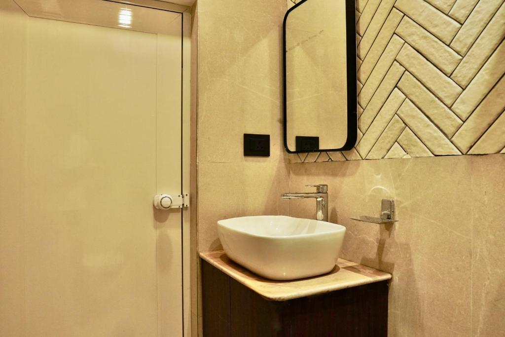 Koupelna v ubytování Hotel Ichamati