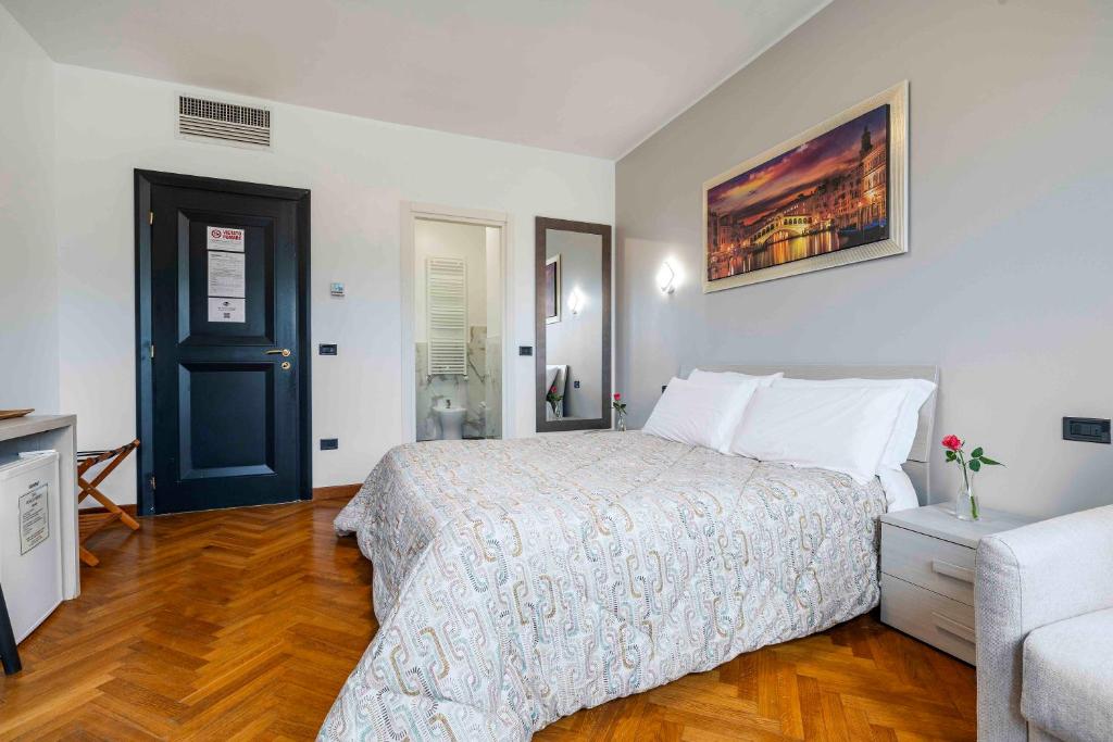 Postel nebo postele na pokoji v ubytování Bed & breakfast Venice Friends