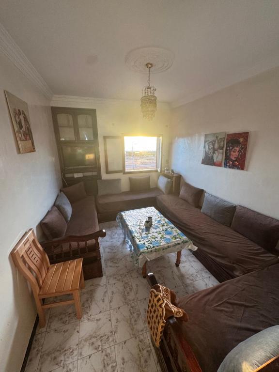 Zona de estar de Apartamento alquiler vacacional con vista a mar