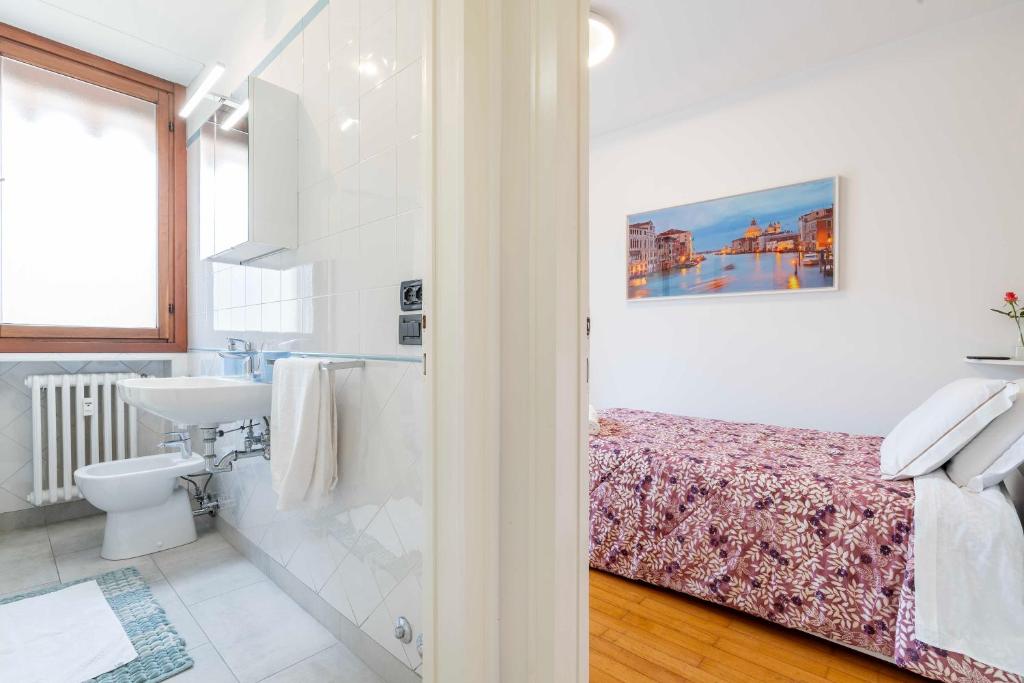 Koupelna v ubytování Bed & breakfast Venice Friends
