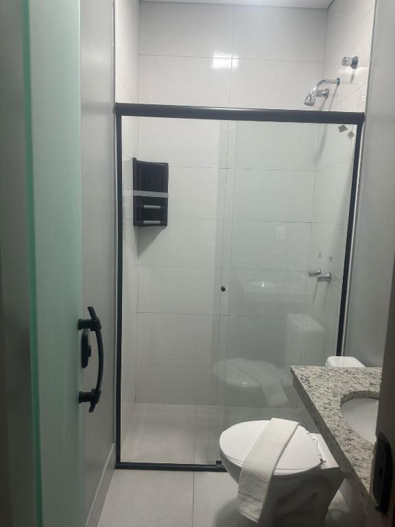 Koupelna v ubytování Unity Hotel - Campinas
