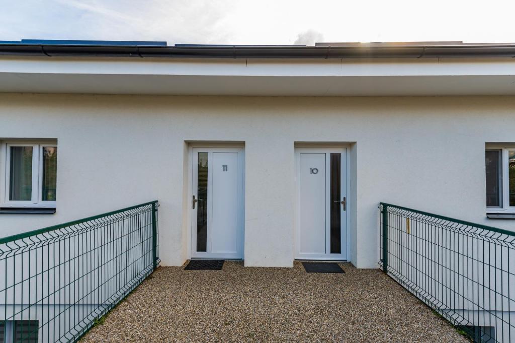 Budynek, w którym mieści się apartament
