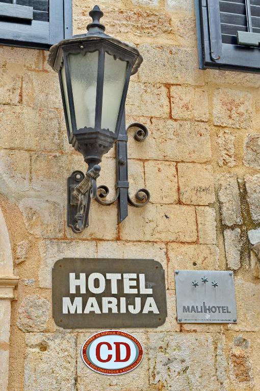 Certifikát, hodnocení, plakát nebo jiný dokument vystavený v ubytování Hotel Marija