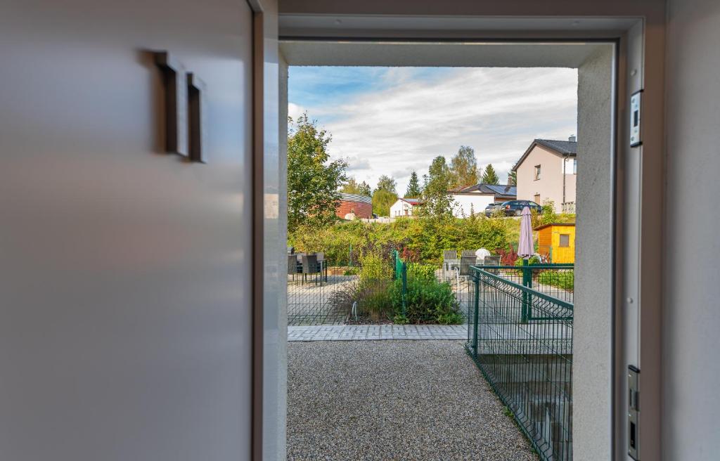 Ogród w obiekcie Apartmán Lipno G11