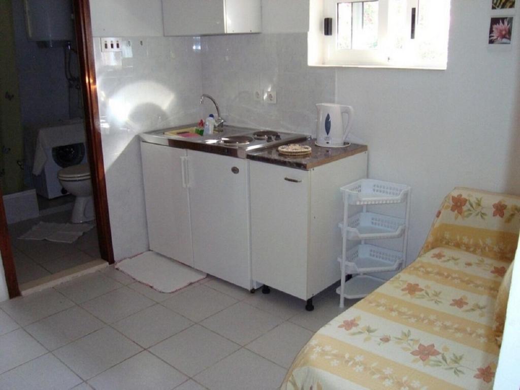 Kuchyň nebo kuchyňský kout v ubytování Apartments Gordan