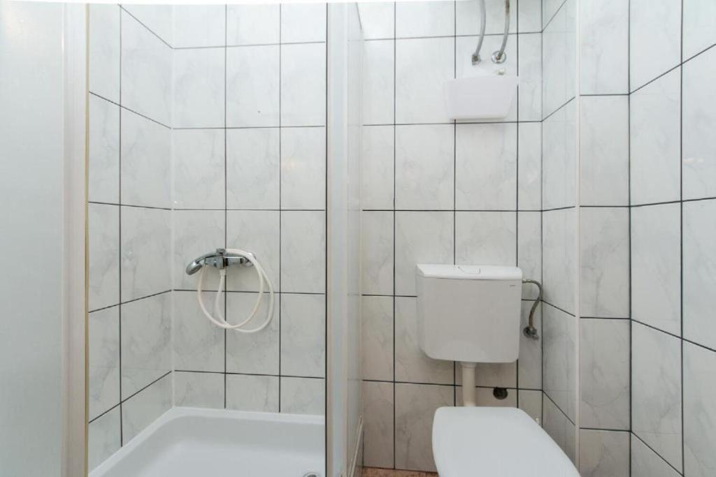 Koupelna v ubytování Apartments Gordan