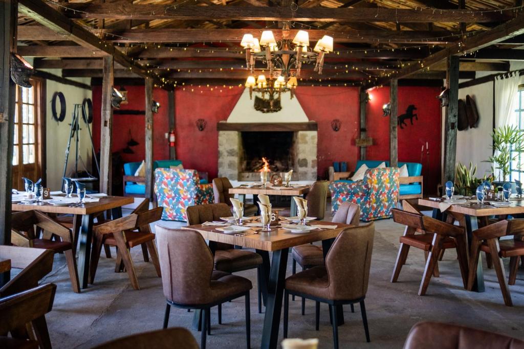 Restaurace v ubytování Hacienda San Francisco