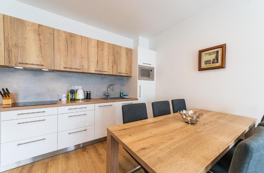 Kuchnia lub aneks kuchenny w obiekcie Apartmán Lipno G11