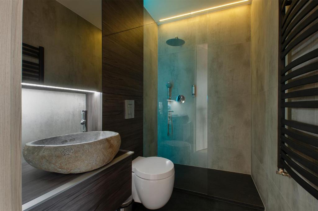LupoApartments z Klimatyzacją do wyboru z Jacuzzi Pole Dance Parking Dostęp na Kod - One-Bedroom Apartment (without Bathtub)
