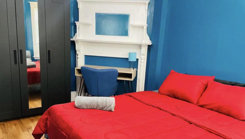 Postel nebo postele na pokoji v ubytování Homestay on the Ave