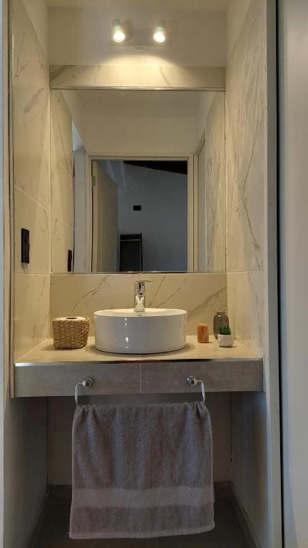 Vannituba majutusasutuses Ribera de Cacheuta Lodge