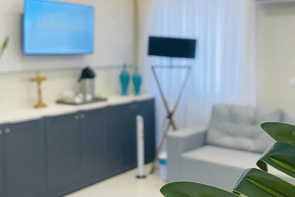 TV a/nebo společenská místnost v ubytování Hotel Marechal Express