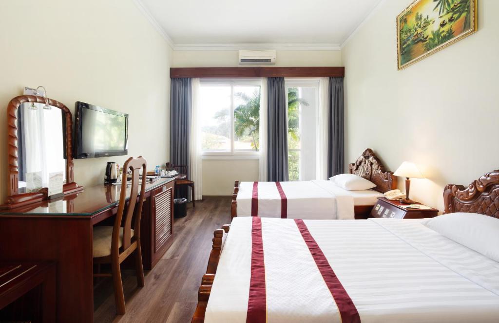 Phòng Premium 2 Giường Đơn Có Ban Công