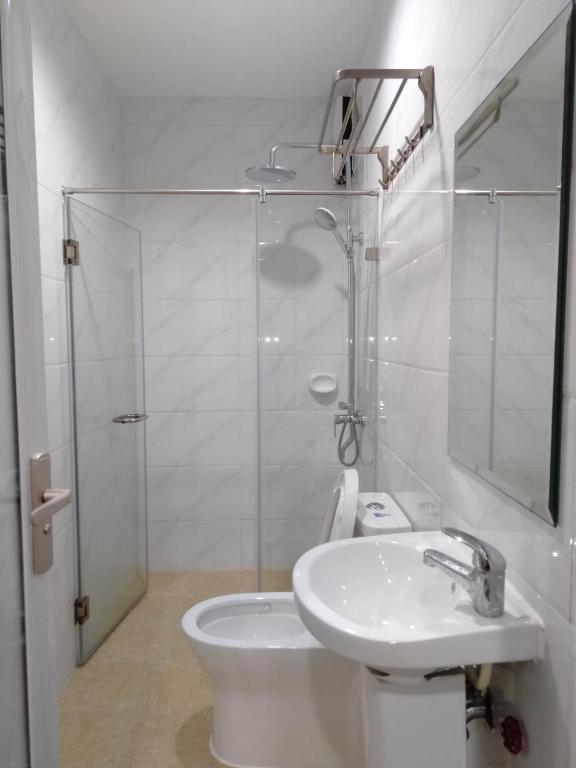 Koupelna v ubytování Meaco Royal Hotel- Aparri